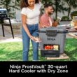 NINJA FrostVault 30 qt. Chest Cooler with Dry Zone, Slate Gray
