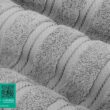 American Soft Linen Luxury 6 Piece Towel Set, 2 Bath Towels 2 Hand Towels 2 Washcloths, Light Grey Towel Sets