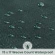 Winpull Tarp 12x20 Feet 16 Mil Heavy Duty Waterproof Tarp, Multipurpose Large Tarp Cover with Brass Grommets and Reinforced Edges