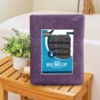 Utopia Towels 4 Pack Premium Bath Towels Set, 27 x 54 Inches, Plum