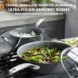 GreenPan Chatham Hard Anodized Healthy Ceramic Nonstick 10 Piece Cookware Pots and Pans Set, Frying Pan Skillets, Gray