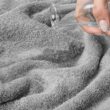 American Soft Linen Luxury 6 Piece Towel Set, 2 Bath Towels 2 Hand Towels 2 Washcloths, Light Grey Towel Sets