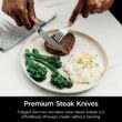 Ninja K32014 Knife Set, Knife Sharpener, Knife Block Set, Stainless Steel Knives, 14 Piece Set, Black​