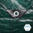 CARTMAN Finished Size 30x40 Feet Waterproof Green Tarp 8 Mil Thick, Multipurpose Protective Cover