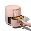 Beautiful 6 Qt Air Fryer with TurboCrisp Technology and Touch-Activated Display, Rose by Drew Barrymore