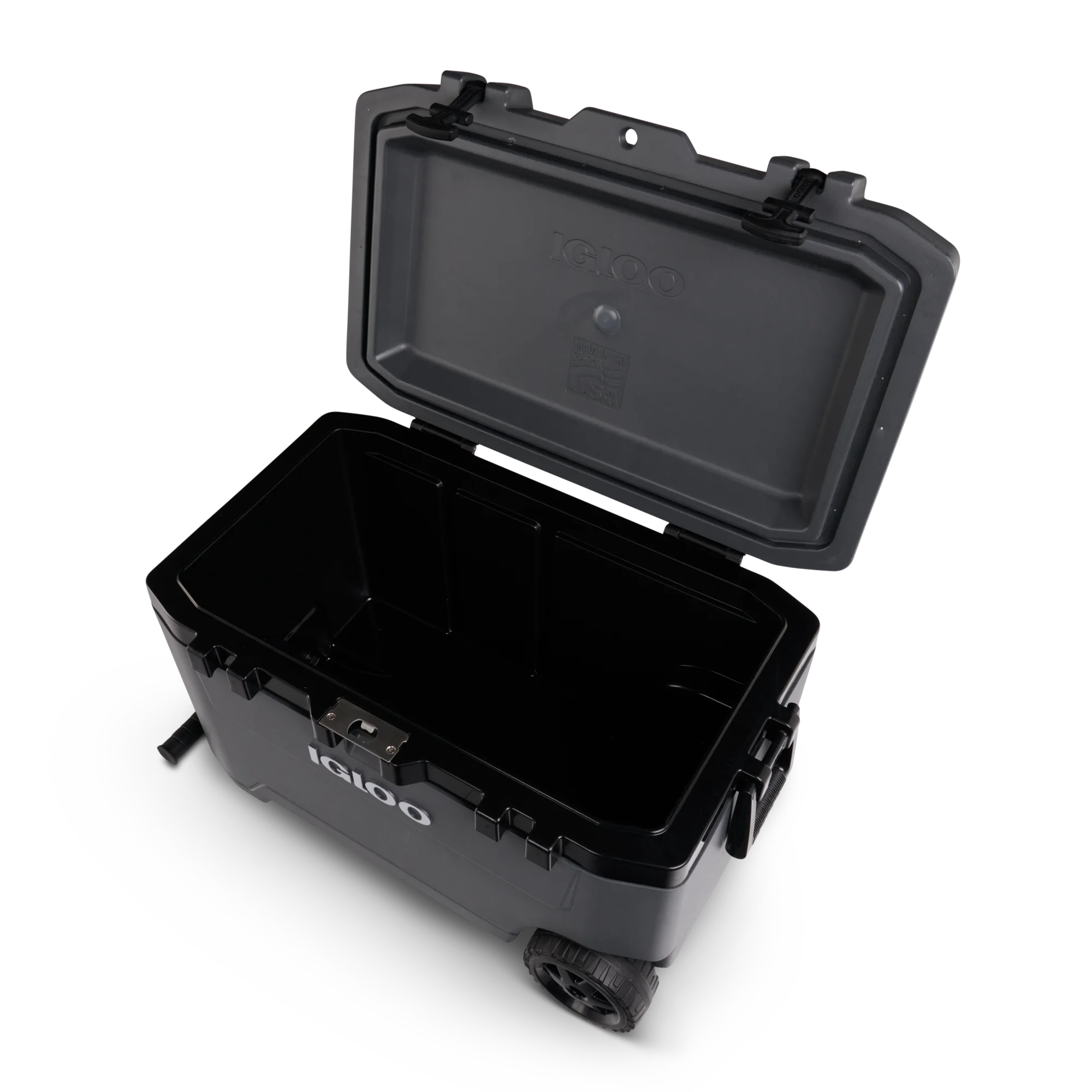 Igloo 72 QT Overland Ice Chest Cooler with Wheels, Gray Igloo 72 QT Overland Ice Chest Cooler with Wheels, Gray - Image 8