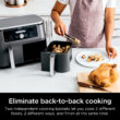 Ninja Foodi 6-in-1 10-qt. XL 2-Basket Air Fryer with DualZone Technology, DZ401