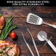 Home Hero Stainless Steel Kitchen Utensils Set - Nonstick Stainless Steel Cooking Utensils Set (54 Pcs)