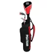 PGA Tour G1 Series Kids Red Golf Club Set With 3 Clubs, Carry Bag & 5 Total Pieces, 4'1