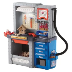 Step2 Deluxe Workshop Plastic Kid Tool Bench 50 piece Playset