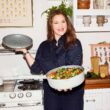 Beautiful All-in-One 4 QT Hero Pan with Steam Insert, 3 Pc Set, White Icing by Drew Barrymore