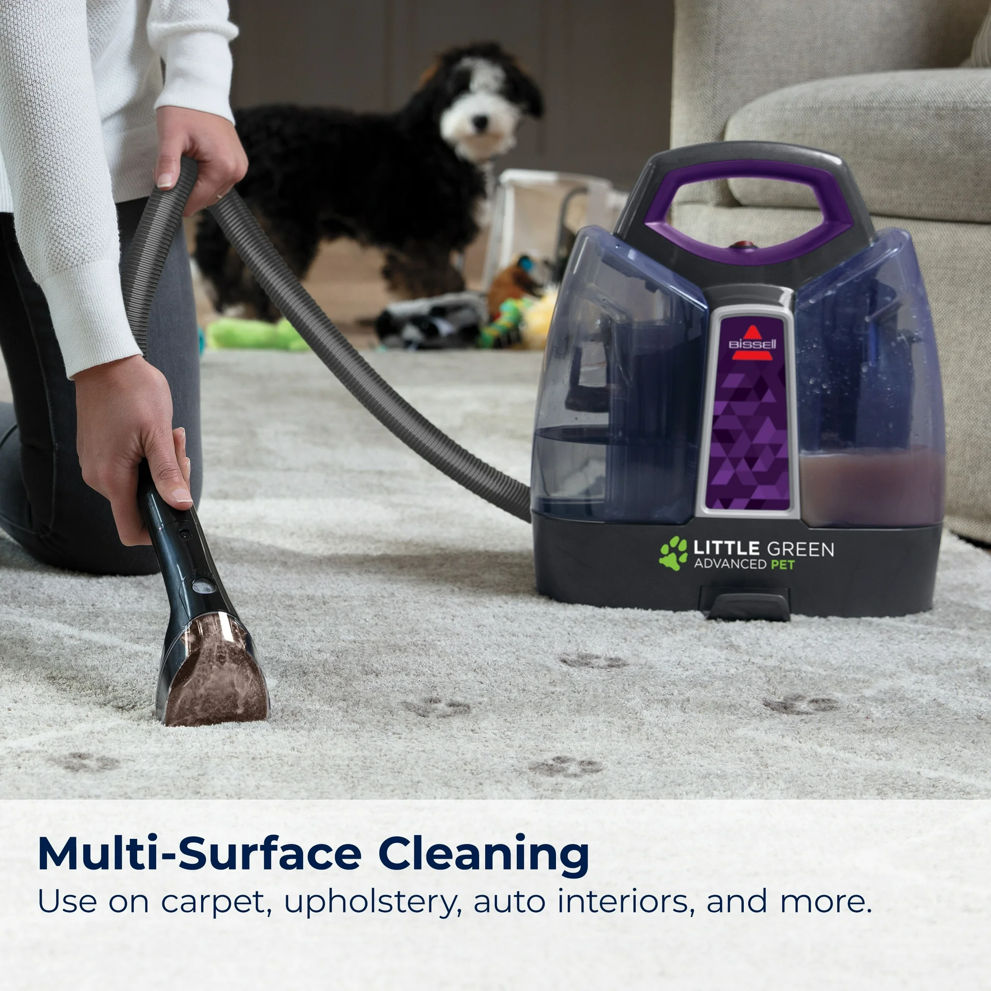 BISSELL SpotClean ProHeat Pet Portable Carpet, Upholstery & Car/Auto Cleaner 2513W BISSELL SpotClean ProHeat Pet Portable Carpet, Upholstery & Car/Auto Cleaner 2513W - Image 5