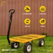 Gorilla Carts GOR1201B 1200-lb. Heavy-Duty Steel Utility Cart, 13" Tires