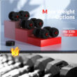 BalanceFrom 60LB 4-in-1 Portable Changeable Dumbbell, Barbell, and Kettlebell Set with Adjustable Weights