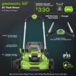 Greenworks 2546502 60V 21" Push Lawn Mower + (1) 5.0 Ah Battery & Charger