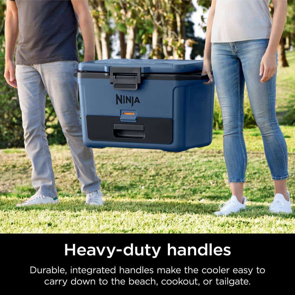 NINJA FrostVault 50- qt Hard Cooler with Dry Zone in Lakeshore Blue NINJA FrostVault 50- qt Hard Cooler with Dry Zone in Lakeshore Blue - Image 6