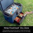 NINJA FrostVault 50- qt Hard Cooler with Dry Zone in Lakeshore Blue NINJA FrostVault 50- qt Hard Cooler with Dry Zone in Lakeshore Blue