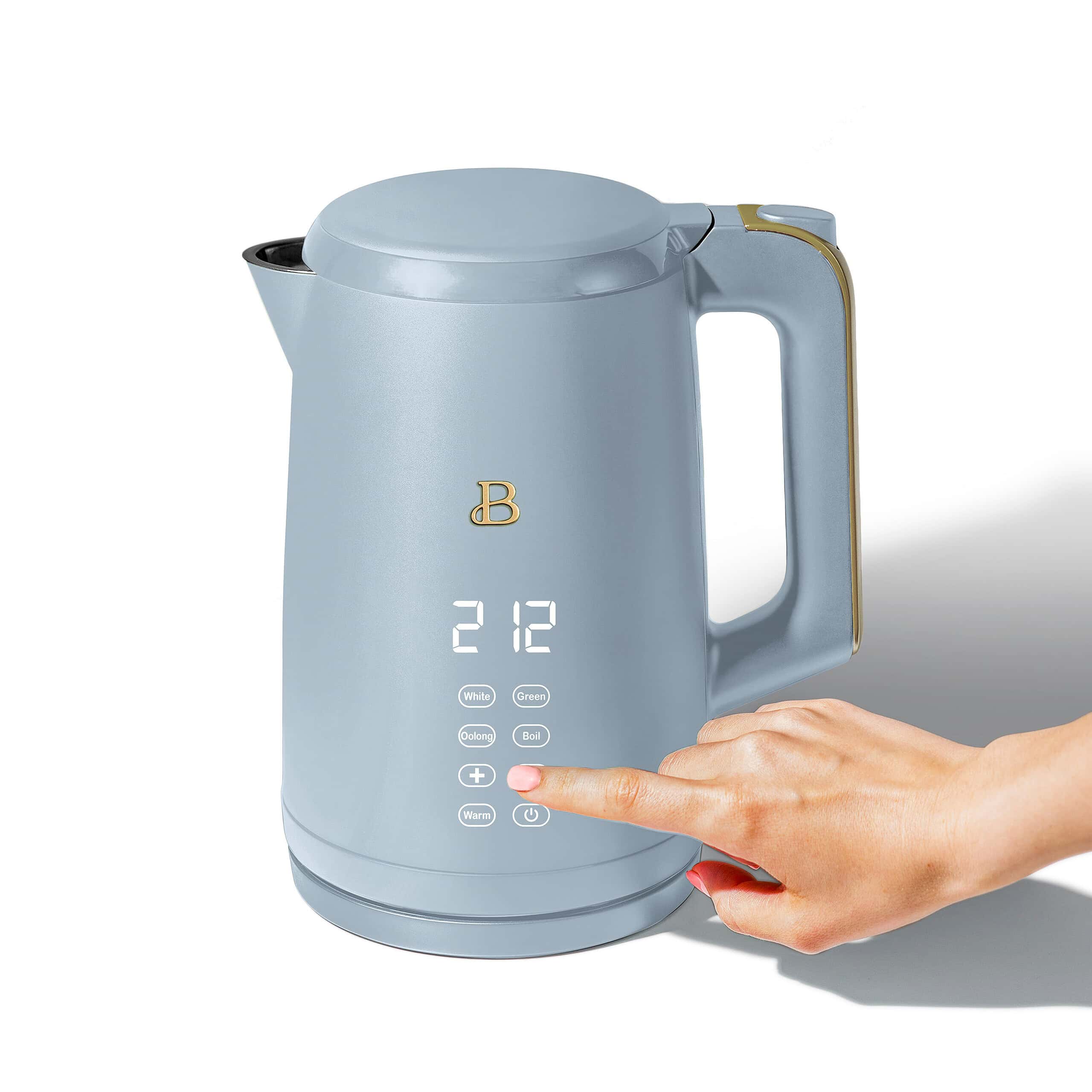 Beautiful 1.7-Liter Electric Kettle 1500 W with One-Touch Activation, Cornflower Blue by Drew Barrymore Beautiful 1.7-Liter Electric Kettle 1500 W with One-Touch Activation, Cornflower Blue by Drew Barrymore - Image 6