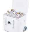 Igloo 52 QT 5-Day Marine Ice Chest Cooler with Wheels, White