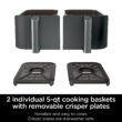 Ninja Foodi 6-in-1 10-qt. XL 2-Basket Air Fryer with DualZone Technology, DZ401