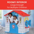 Nick Jr. PAW Patrol Plastic Indoor/Outdoor Playhouse with Easy Assembly by Delta Children