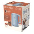 Beautiful 1.7-Liter Electric Kettle 1500 W with One-Touch Activation, Cornflower Blue by Drew Barrymore Beautiful 1.7-Liter Electric Kettle 1500 W with One-Touch Activation, Cornflower Blue by Drew Barrymore