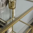 Better Homes & Gardens 71" Nola 5 Shelf Etagere Bookcase, Gold Finish