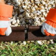 Eco Border 3" x 48" Brown Rubber No Dig Landscape Garden Border Edging (Pack 6)