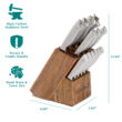 The Pioneer Woman Pioneer Signature 14-Piece Stainless Steel Knife Block Set, Gray The Pioneer Woman Pioneer Signature 14-Piece Stainless Steel Knife Block Set, Gray