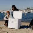Igloo 52 QT 5-Day Marine Ice Chest Cooler with Wheels, White