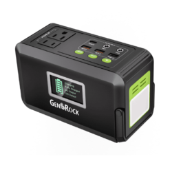GENSROCK Portable Power Station, 88Wh Outdoor Solar Generator, Lithium Battery Power Bank with 110V/150W Peak AC Outlet