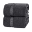 Utopia Towels Luxurious Jumbo Bath Sheet 2 Piece, Super Soft Hotel Quality Towel (35 x 70 Inches, Grey)