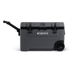 Igloo 72 QT Overland Ice Chest Cooler with Wheels, Gray