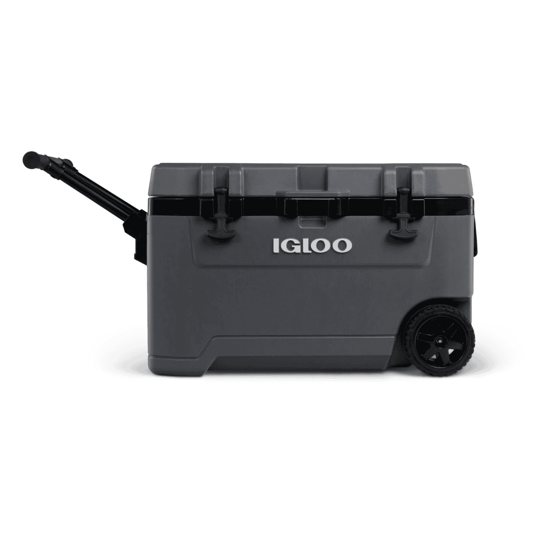 Igloo 72 QT Overland Ice Chest Cooler with Wheels, Gray Igloo 72 QT Overland Ice Chest Cooler with Wheels, Gray