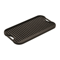 Lodge LPGI3 Cast Iron Reversible Grill/Griddle, 20-inch x 10.44-inch, Black