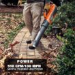 RIDGID R019001 18V Brushless 14 in. Cordless Battery String Trimmer and Leaf Blower 2-Tool Combo Kit with 4.0 Ah Battery and Charger