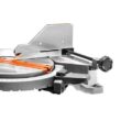 RIDGID R4113-RPM121 15 Amp Corded 10 in. Dual Bevel Miter Saw with LED Cutline Indicator and Black Fine Point Permanent Workshop Marker