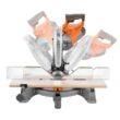 RIDGID R4113-RPM121 15 Amp Corded 10 in. Dual Bevel Miter Saw with LED Cutline Indicator and Black Fine Point Permanent Workshop Marker