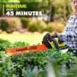 RYOBI RY40HG01K 40V 24 in. Cordless Battery Hedge Trimmer with 2.0 Ah Battery and Charger