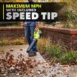 RYOBI PBLLB01K ONE+ HP 18V Brushless Whisper Series 130 MPH 510 CFM Cordless Battery Leaf Blower with 6.0 Ah Battery and Charger