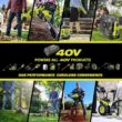 RYOBI RY404014K 40V HP Brushless Whisper Series 160 MPH 650 CFM Cordless Battery Leaf Blower with 4.0 Ah Battery and Charger