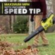 RYOBI RY404014K 40V HP Brushless Whisper Series 160 MPH 650 CFM Cordless Battery Leaf Blower with 4.0 Ah Battery and Charger