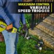 RYOBI RY40HPST01B 40V HP Brushless 16 in. Attachment Capable Cordless Battery Carbon Fiber Shaft String Trimmer (Tool Only)