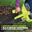 RYOBI PCLCK202K ONE+ 18V Cordless Battery String Trimmer/Edger and Jet Fan Blower Combo Kit (2-Tools) with 4.0 Ah Battery and Charger