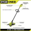 RYOBI PCLCK202K ONE+ 18V Cordless Battery String Trimmer/Edger and Jet Fan Blower Combo Kit (2-Tools) with 4.0 Ah Battery and Charger