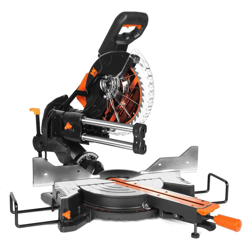 WEN MM1015 15 Amp 10 in. Dual Bevel Sliding Compound Miter Saw with LED Cutline WEN MM1015 15 Amp 10 in. Dual Bevel Sliding Compound Miter Saw with LED Cutline