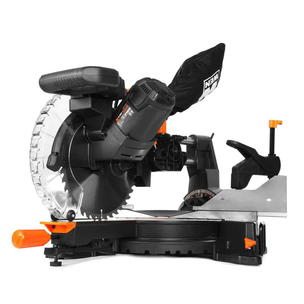 WEN MM1015 15 Amp 10 in. Dual Bevel Sliding Compound Miter Saw with LED Cutline WEN MM1015 15 Amp 10 in. Dual Bevel Sliding Compound Miter Saw with LED Cutline - Image 8