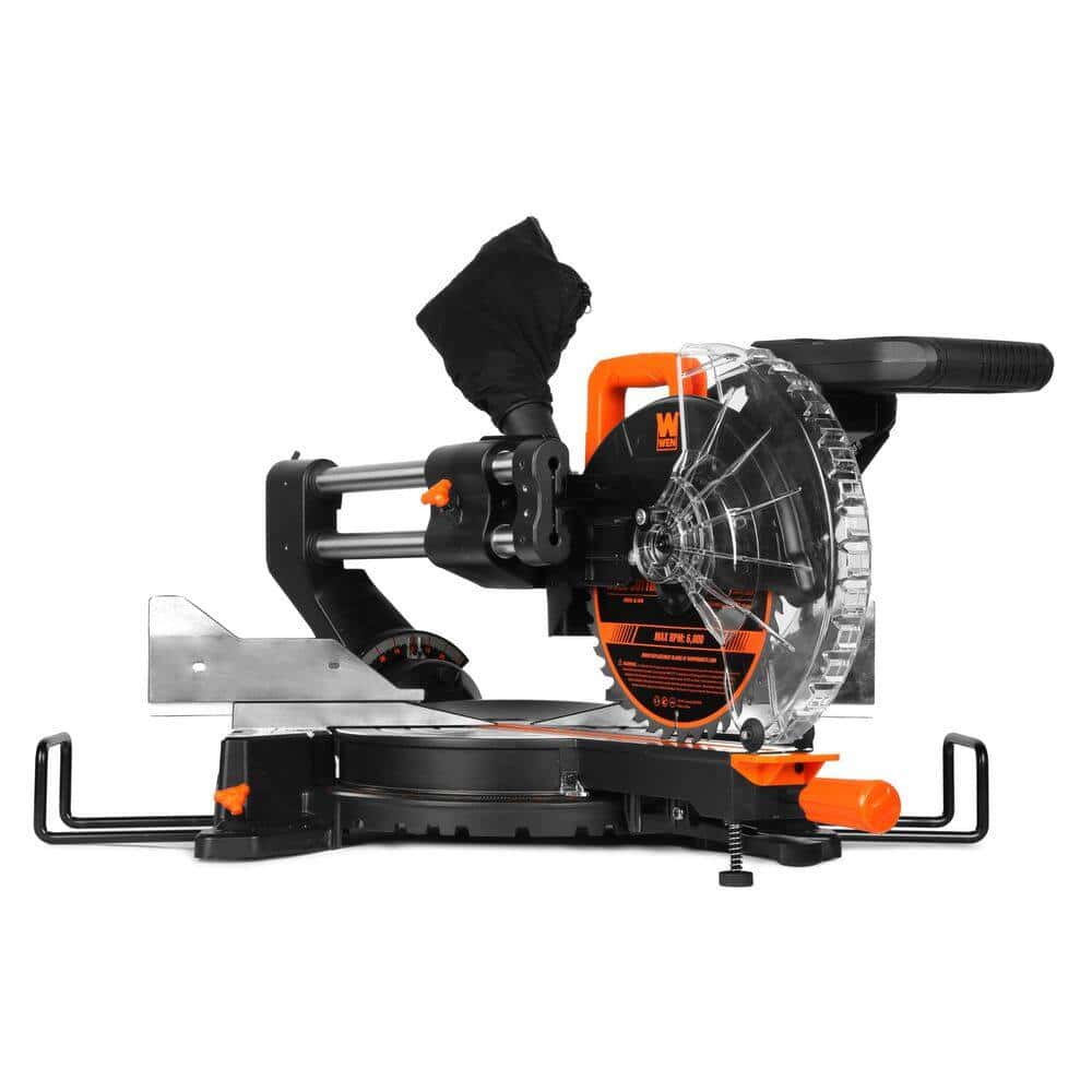 WEN MM1015 15 Amp 10 in. Dual Bevel Sliding Compound Miter Saw with LED Cutline WEN MM1015 15 Amp 10 in. Dual Bevel Sliding Compound Miter Saw with LED Cutline - Image 7