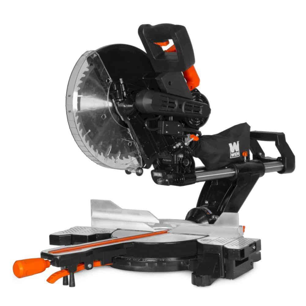 WEN MM1213 15 Amp 12 in. Dual-Bevel Sliding Compound Miter Saw with Laser WEN MM1213 15 Amp 12 in. Dual-Bevel Sliding Compound Miter Saw with Laser - Image 6