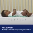 Kolcraft Pediatric 800 Extra Firm Ultra Deluxe, 80 Coil Baby Crib and Toddler Mattress, White